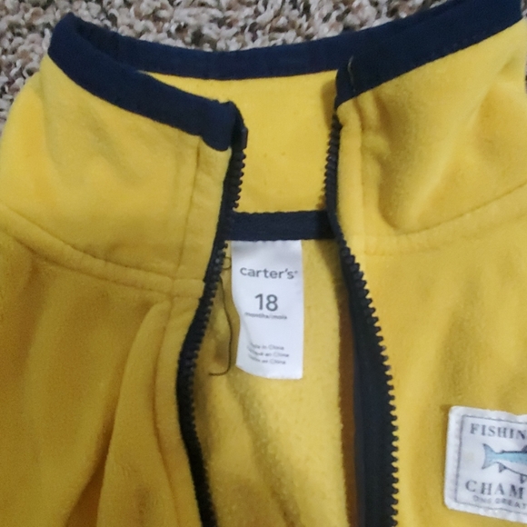 Carters boys 18 month long sleeve full zip jacket - Picture 2 of 4
